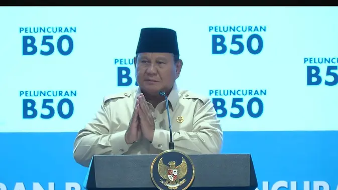 Prabowo: Indonesia Jadi Negara Pertama di Dunia Terapkan Mandatori B50 Prabowo: Indonesia Jadi Negara Pertama di Dunia Terapkan Mandatori B50