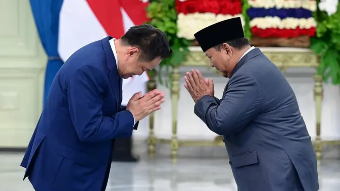 Prabowo Dianugerahi Medali Kehormatan Angkatan Bersenjata Thailand Prabowo Dianugerahi Medali Kehormatan Angkatan Bersenjata Thailand