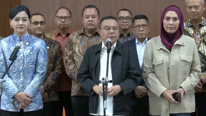 Bertemu OJK dan Direksi BEI, Dasco Minta Benahi Tata Kelola Pasar Modal Bertemu OJK dan Direksi BEI, Dasco Minta Benahi Tata Kelola Pasar Modal