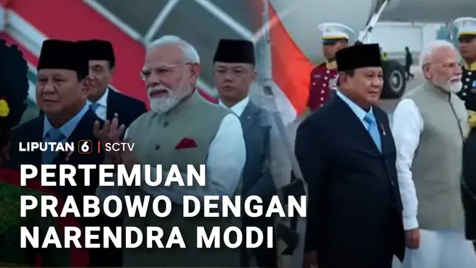 Pertemuan Prabowo dengan Narendra Modi Pertemuan Prabowo dengan Narendra Modi