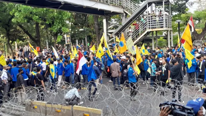 Ada 2 Demo Mahasiswa di Jakpus Hari Ini, Ratusan Personel Siaga Ada 2 Demo Mahasiswa di Jakpus Hari Ini, Ratusan Personel Siaga