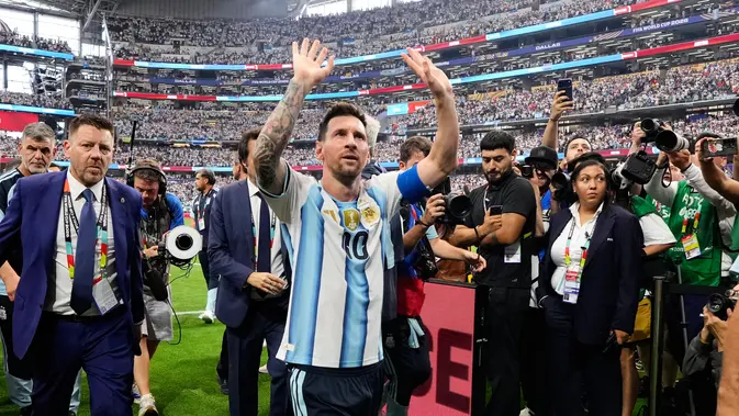 Argentina vs Austria: Lionel Messi Jujur Sangat Senang Argentina vs Austria: Lionel Messi Jujur Sangat Senang