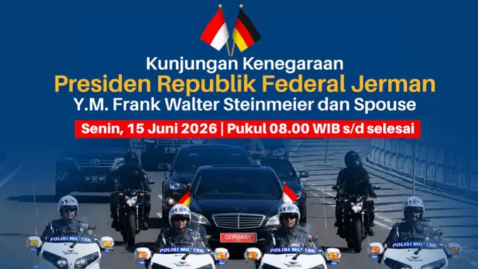 Presiden Jerman Kunjungi Jakarta Besok, 10 Ruas Jalan Ditutup Sementara Presiden Jerman Kunjungi Jakarta Besok, 10 Ruas Jalan Ditutup Sementara