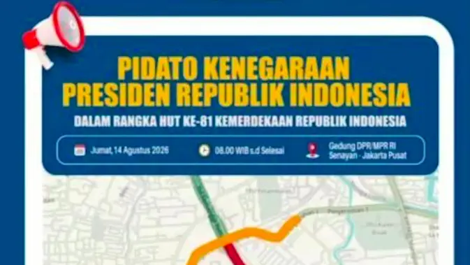 Pidato Kenegaraan Prabowo, Arus Lalu Lintas di Senayan Dialihkan Pidato Kenegaraan Prabowo, Arus Lalu Lintas di Senayan Dialihkan