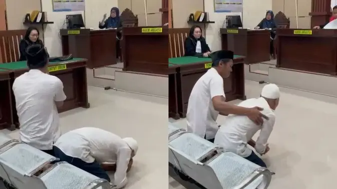 Divonis 3 Bulan 10 Hari Kasus Getah Karet, Mbah Mujiran Sujud Syukur Langsung Dibebaskan Divonis 3 Bulan 10 Hari Kasus Getah Karet, Mbah Mujiran Sujud Syukur Langsung Dibebaskan