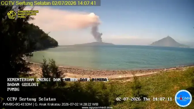Gunung Anak Krakatau Siaga, Nelayan Diimbau Waspada Melaut Gunung Anak Krakatau Siaga, Nelayan Diimbau Waspada Melaut