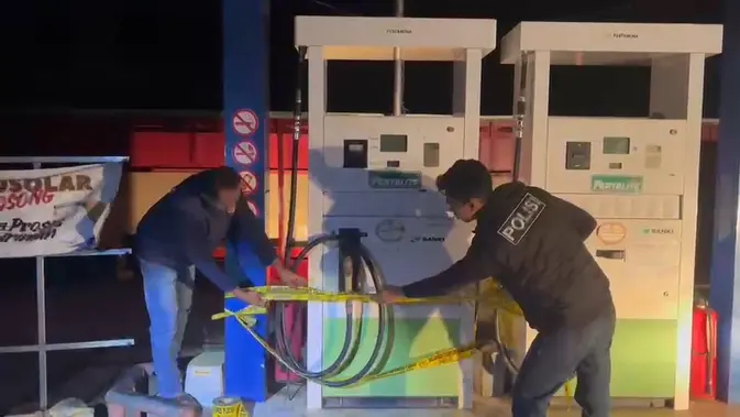 SPBU di Lampung Diduga Timbun Pertalite, Pengelola Jadi Tersangka SPBU di Lampung Diduga Timbun Pertalite, Pengelola Jadi Tersangka