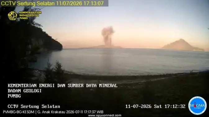 Anak Krakatau Ternyata Sudah 'Bangun' Sejak Juni, Kini Statusnya Siaga Anak Krakatau Ternyata Sudah 'Bangun' Sejak Juni, Kini Statusnya Siaga