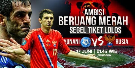 Preview: Yunani vs Rusia, Ambisi Segel Tiket Lolos! Preview: Yunani vs Rusia, Ambisi Segel Tiket Lolos!