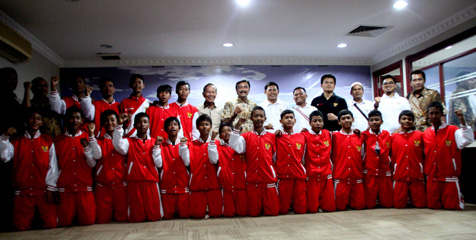 Menpora Dan Ketum PSSI Harapkan Timnas U-13 Juara Menpora Dan Ketum PSSI Harapkan Timnas U-13 Juara