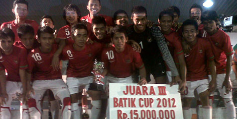 Kondisi Fisik Halangi Timnas U-22 Juara Batik Cup 2012 Kondisi Fisik Halangi Timnas U-22 Juara Batik Cup 2012