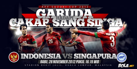 Data dan Fakta Piala AFF 2012: Indonesia vs Singapura Data dan Fakta Piala AFF 2012: Indonesia vs Singapura