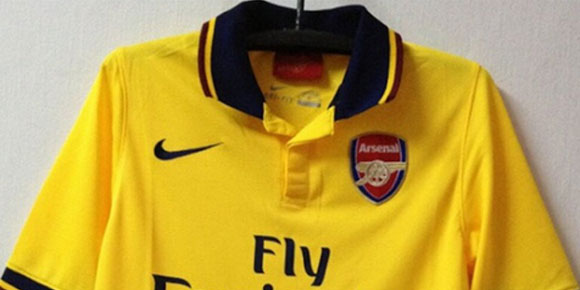 Bocoran Jersey: Arsenal Away 2013-2014 Bocoran Jersey: Arsenal Away 2013-2014