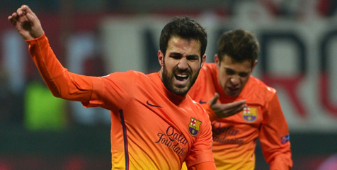 Fabregas Optimis Tatap Laga Leg Kedua Fabregas Optimis Tatap Laga Leg Kedua