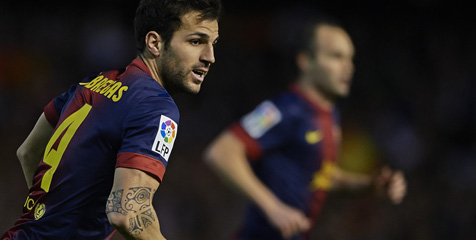 Fabregas Jamin Barca Suguhkan 'Comeback' Epik Fabregas Jamin Barca Suguhkan 'Comeback' Epik
