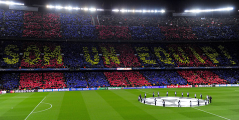 Barca vs Milan Pecahkan Rekor Penonton Barca vs Milan Pecahkan Rekor Penonton