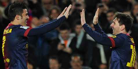 David Villa Senang Bisa Bantu Messi David Villa Senang Bisa Bantu Messi