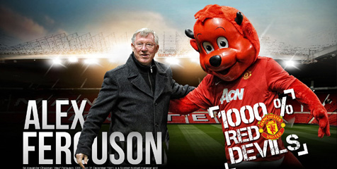 Ferguson Ingin MU Patahkan Rekor Chelsea Ferguson Ingin MU Patahkan Rekor Chelsea
