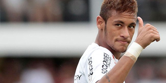 Video: Neymar Borong Empat Gol Santos