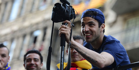 Cesc Lega Barca Hindari Kejaran Madrid Cesc Lega Barca Hindari Kejaran Madrid