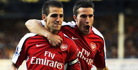 Rayu Fabregas, United Andalkan RVP Rayu Fabregas, United Andalkan RVP