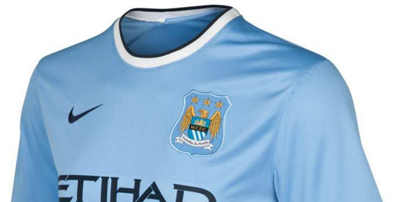Detail Jersey: Manchester City Home 2013-2014 Detail Jersey: Manchester City Home 2013-2014