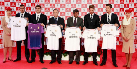 Real Madrid Resmi Disponsori Emirates Airlines Real Madrid Resmi Disponsori Emirates Airlines