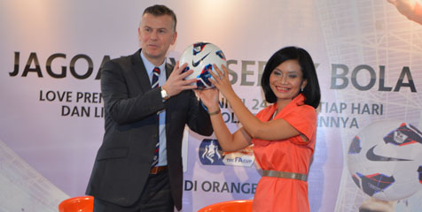 John Dykes Ramaikan Launching BPL Channel di Orange TV