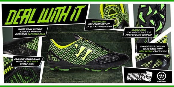 Detail Sepatu Warrior Gambler Milik Tom Ince Detail Sepatu Warrior Gambler Milik Tom Ince