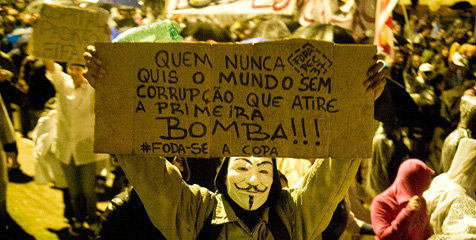 100 Ribu Demonstran Bakal Hiasi Laga Brasil-Uruguay 100 Ribu Demonstran Bakal Hiasi Laga Brasil-Uruguay