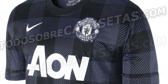 Detail Jersey: Manchester United Away 2013-2014 Detail Jersey: Manchester United Away 2013-2014