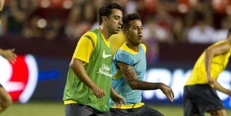 Kepindahan Thiago ke Man United Coba Diblokir Xavi