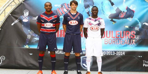 Detail Jersey: Bordeaux 2013-2014 Detail Jersey: Bordeaux 2013-2014