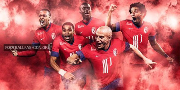 Detail Jersey: Lille 2013-2014 Detail Jersey: Lille 2013-2014
