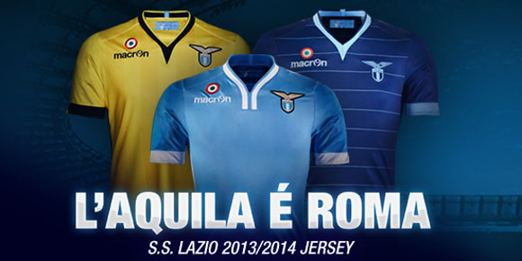 Detail Jersey: Lazio Musim 2013-2014 Detail Jersey: Lazio Musim 2013-2014