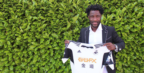Swansea Resmi Dapatkan Wilfried Bony Swansea Resmi Dapatkan Wilfried Bony