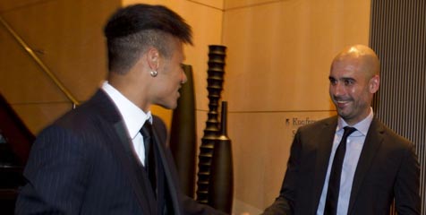 Sebelum ke Barca, Guardiola Sempat Bujuk Neymar Sebelum ke Barca, Guardiola Sempat Bujuk Neymar