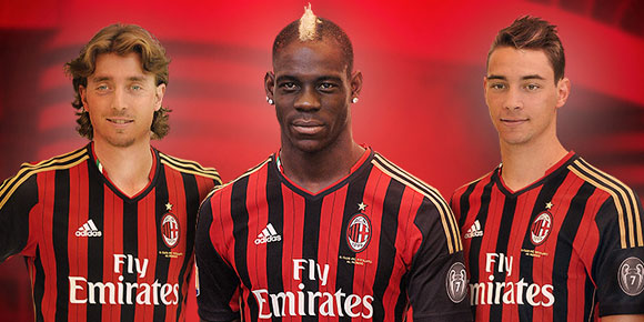 Detail Jersey: AC Milan Home 2013-2014 Detail Jersey: AC Milan Home 2013-2014