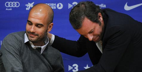 Rosell Dukung Guardiola Jadi Presiden Barca Rosell Dukung Guardiola Jadi Presiden Barca