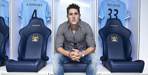 Jovetic Langsung Berani Lempar 'Psy War' ke MU Jovetic Langsung Berani Lempar 'Psy War' ke MU