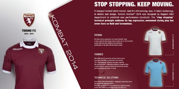 Detail Jersey: Torino Musim 2013-2014 Detail Jersey: Torino Musim 2013-2014