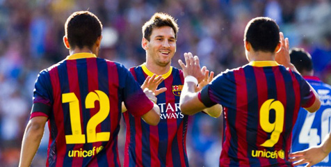 Barcelona Bantai Valerenga di Laga Uji Coba Barcelona Bantai Valerenga di Laga Uji Coba