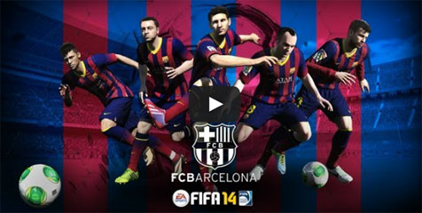 FIFA 14 Jadi Partner Resmi Barcelona FIFA 14 Jadi Partner Resmi Barcelona