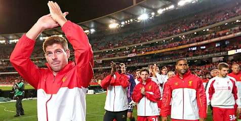 Gerrard Desak Liverpool Pasang Target Tinggi Gerrard Desak Liverpool Pasang Target Tinggi