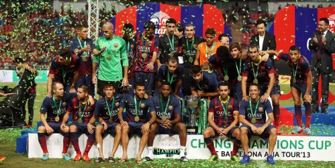 Barcelona Permalukan Thailand di Laga Uji Coba Barcelona Permalukan Thailand di Laga Uji Coba