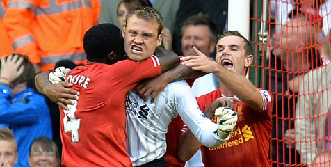 Liverpool Menang, Rodgers Puji Mignolet Liverpool Menang, Rodgers Puji Mignolet