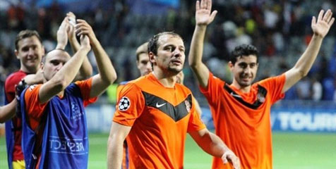 Sebelum Bantai Celtic, Shakhter Sembelih Domba di Lapangan Sebelum Bantai Celtic, Shakhter Sembelih Domba di Lapangan