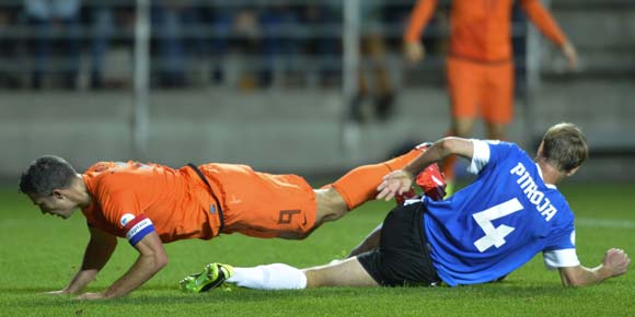 Highlights WCQ 2014: Estonia 2-2 Belanda Highlights WCQ 2014: Estonia 2-2 Belanda