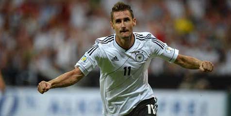 Klose Keberatan Jerman Harus Hadapi 'Tim Lemah' Klose Keberatan Jerman Harus Hadapi 'Tim Lemah'