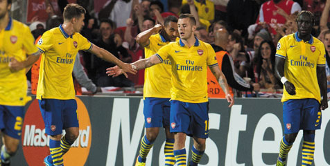 Review: Marseille Gagal Bendung Tiga Poin Arsenal